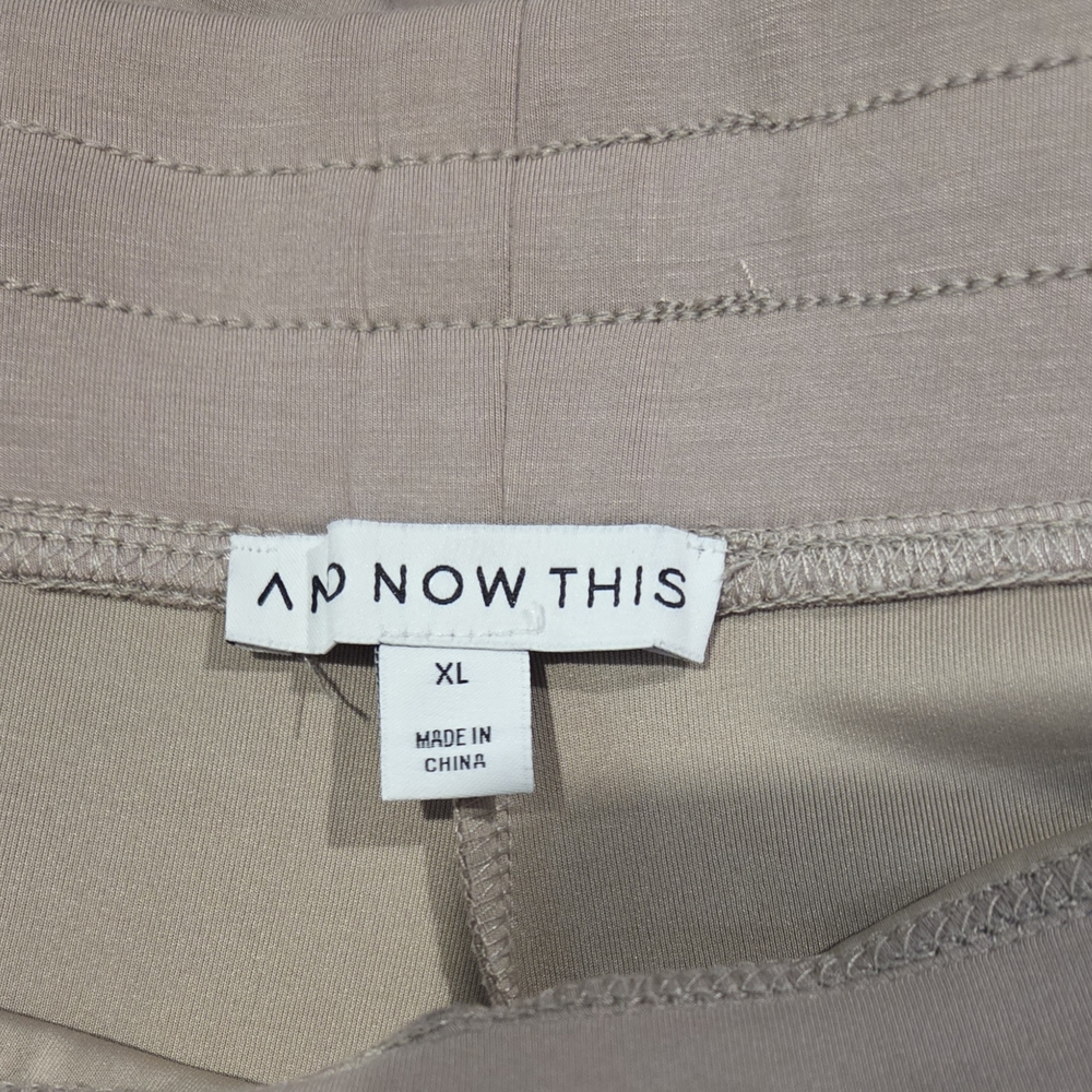 And Now This Women's Beige Track Pants - Picture 4 of 6